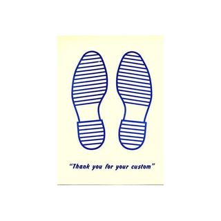 DISPOSABLE FLOOR MAT PRINTED FEET 250PK