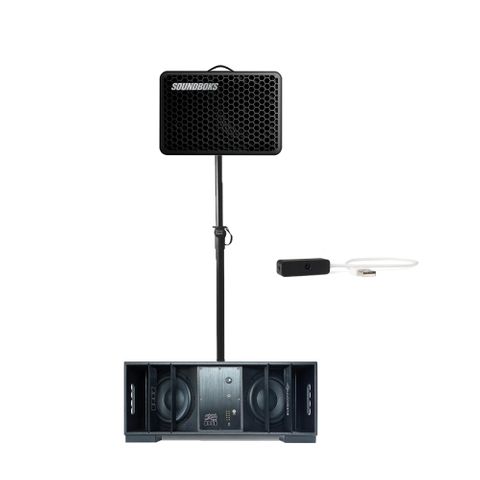 SOUNDBOKS GO + DFB SUBWOOFER BATTERY POWERED PRO AUDIO KIT - 19MS FIXED LATENCY