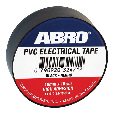 ELECTRICAL TAPE ABRO .12MM X 19MM X 9M