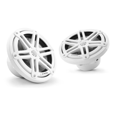 JL AUDIO M3-770X-S-GW 7.7" MARINE COAXIAL SPEAKERS GLOSS WHITE SPORT GRILLE