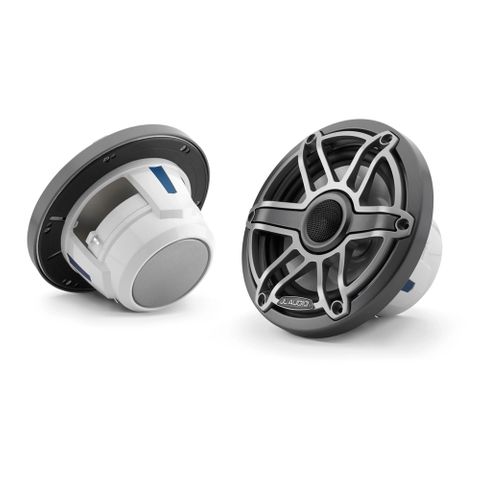 JL AUDIO M6-650X-S-GMTI 6.5" MARINE COAXIAL SPEAKERS GRAY TITANIUM SPORT GRILLE