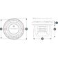 JL AUDIO M6-10IB-S-GMTI-I-4 10" MARINE SUBWOOFER DRIVER WITH LED TITANIUM SPORT GRILLE