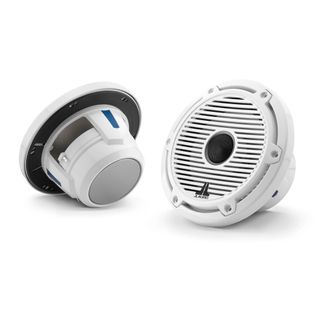 JL AUDIO M6-650X-C-GWGW 6.5" MARINE COAXIAL SPEAKERS GLOSS WHITE CLASSIC GRILLE