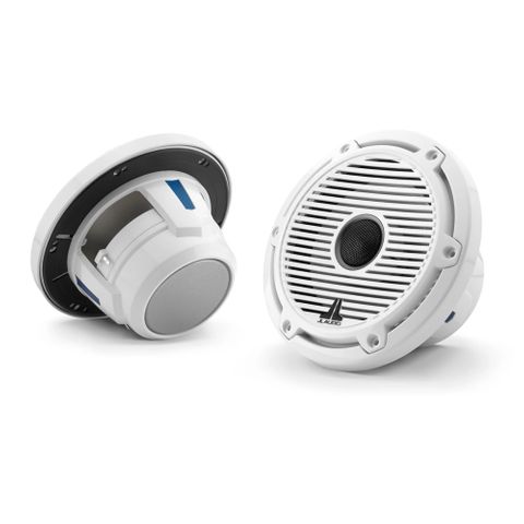 JL AUDIO M6-650X-C-GWGW 6.5" MARINE COAXIAL SPEAKERS GLOSS WHITE CLASSIC GRILLE