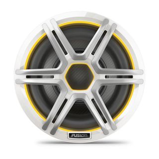 FUSION 10" APOLLO MARINE SUBWOOFER WITH SPORTS GREY GRILLE LED