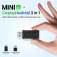 OTTOCAST MINI 2-IN-1 ANDROID AUTO / APPLE CARPLAY WIRELESS USB ADAPTER