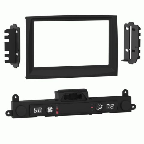 FITTING KIT KIA SPORTAGE 2017 - 2019 DIN & DOUBLE DIN (BLACK) (WITH NAVI & AMPED)