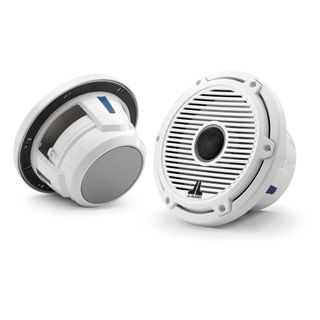 JL AUDIO M6-770X-C-GWGW 7.7" MARINE COAXIAL SPEAKERS WHITE WITH BLACK MESH