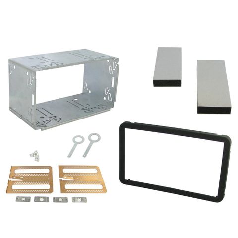 FITTING KIT ALFA ROMEO 159 , BRERA , SPIDER 2005 - 2011 DOUBLE DIN (WITHOUT OE NAVIGATION) (BLACK)