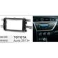 FITTING KIT DASH KIT TOYOTA AURIS 2013 ON (BLACK)