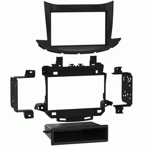 FITTING KIT CHEVROLET TRAX 2017 - 2022 DIN & DOUBLE DIN (BLACK)