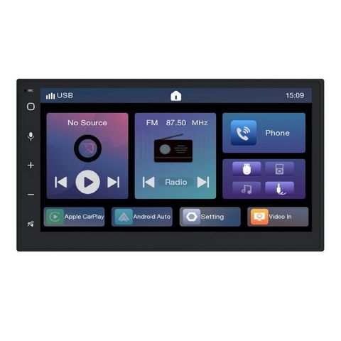 MONGOOSE 7" MULTI MEDIA HEAD UNIT - WIRELESS CARPLAY & ANDROID AUTO + USB SMARTPHONE