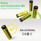 NITECORE LI-ION RECHARGEABLE AA BATTERY 2400MAH 1.5V 4 PACK KIT