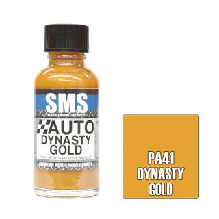 AIR BRUSH PAINT 30ML DYNASTY GOLD ACRYLIC LACQUER SCALE MODELLERS SUPPLY