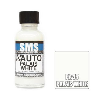 AIR BRUSH PAINT 30ML PALAIS WHITE ACRYLIC LACQUER SCALE MODELLERS SUPPLY