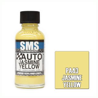 AIR BRUSH PAINT 30ML JASMIN YELLOW ACRYLIC LACQUER SCALE MODELLERS SUPPLY