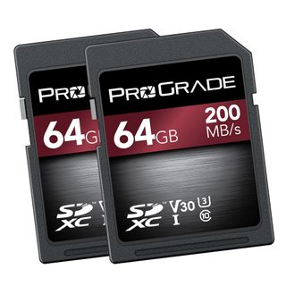 PROGRADE DIGITAL SDXC STRONTIUM UHS-I 64GB R200MB/S W50MB/S V30 2 PACK