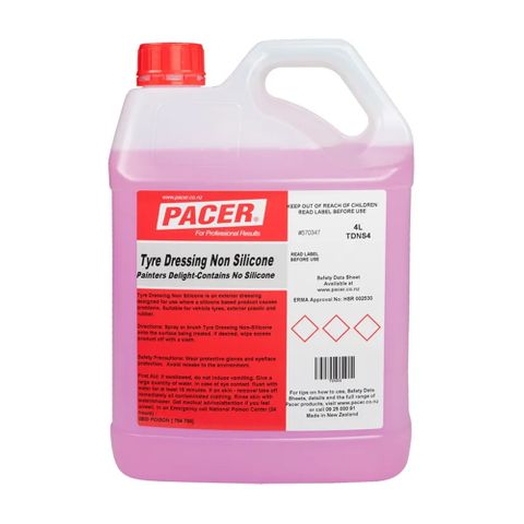 PACER TYRE DRESSING NON-SILICONE 4L