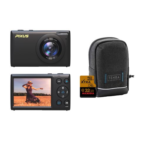 FIREFLY PIXUS V1 DIGITAL COMPACT CAMERA KIT WITH CARD & CASE