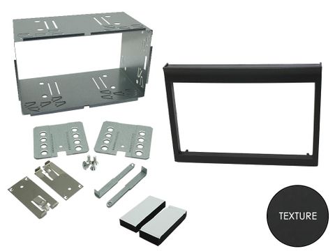 FITTING KIT PORSCHE 911 (996) 1998 - 2004 DOUBLE DIN (WITH CAGE) (BLACK)