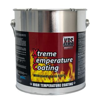 KBS XTC XTREME TEMP COATING SATIN BLACK 4 LITRE