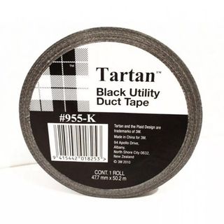 3M TARTAN DUCT TAPE 48MM X 50M BLACK