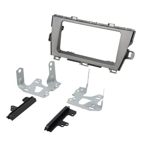 FITTING KIT TOYOTA PRIUS 2009 - 2015 DOUBLE DIN RHD (WITH TOYOTA SIDES) (SILVER)