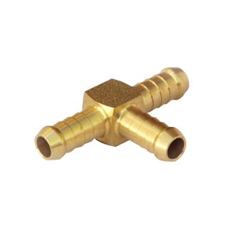 BRASS 3/8" M/TEE HOSE TAIL