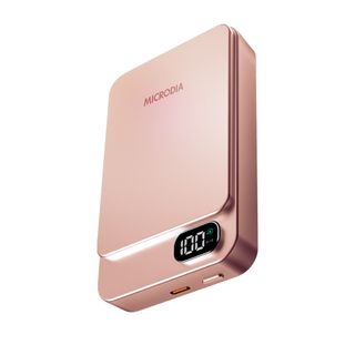 MICRODIA SNAP POWER ALUMINAIRE 35W MAGNETIC POWER BANK 10,000MAH ROSE GOLD