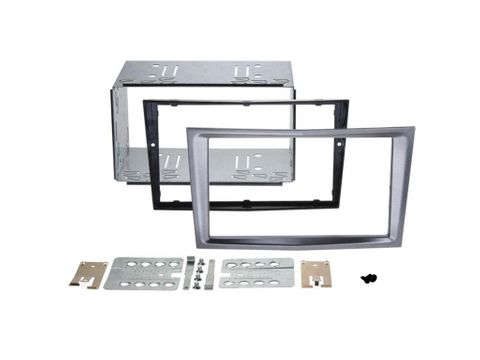 FITTING KIT HOLDEN CAPTIVA 5 , ASTRA 2006 - 2015 DOUBLE DIN (WITH CENTRE CREASE) (GUNMETAL)