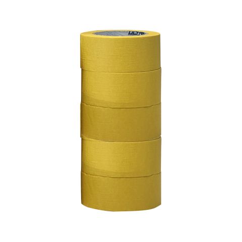 DELTAN ULTRA TAPE AUTOMOTIVE MASKING TAPE YELLOW 48MM X 50M SLEEVE OF 5