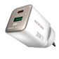 MICRODIA SMARTCUBE NANO 30W DUAL PORT GAN WALL CHARGER - WHITE