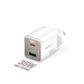 MICRODIA SMARTCUBE NANO 35W DUAL PORT GAN WALL CHARGER - WHITE