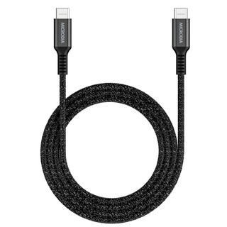 MICRODIA EXECABLE TWEED PD100W 1.3M USB-C TO USB-C CABLE - CHARCOAL