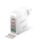 MICRODIA SMARTCUBE NANO 100W 4 PORT GAN WALL CHARGER - WHITE