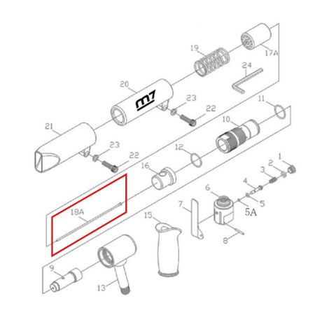 M7 3MM NEEDLE SET 19 PCS FOR SN-2110
