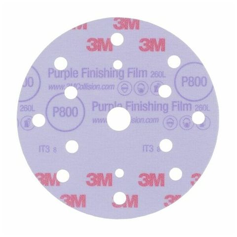 3M 260L+ 51155 FINISHING 150MM FILM DISC 800G