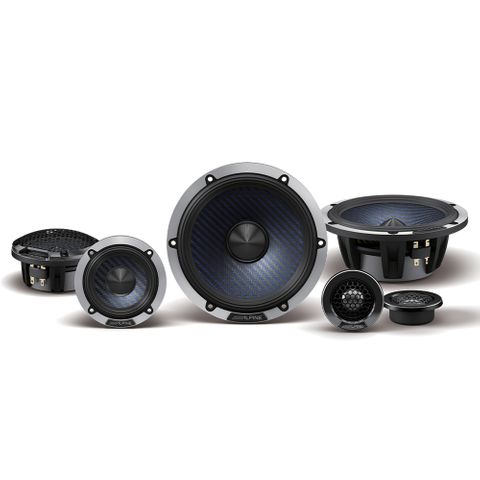 ALPINE 6.5" COMPONENT SPEAKER 240W DP SERIES 3-WAY