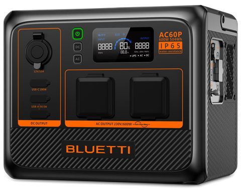 **SECONDS SPECIAL** BLUETTI AC60P PORTABLE WATERPROOF POWER STATION | 600W (1200W SURGE) 504WH