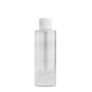 CLEAR BOTTLE WITH FLIP TOP CAP 250ML