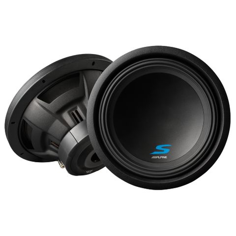 ALPINE 12" SUBWOOFER 1800W S SERIES 4 OHM