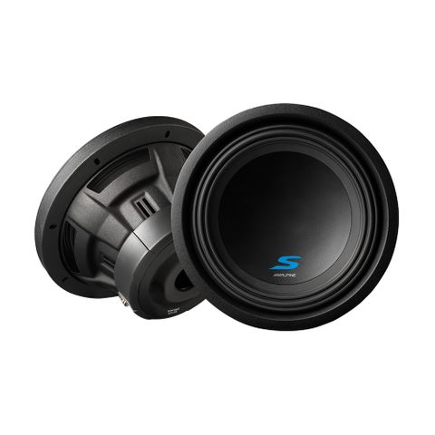 ALPINE 10" SUBWOOFER 1800W S SERIES 2 OHM