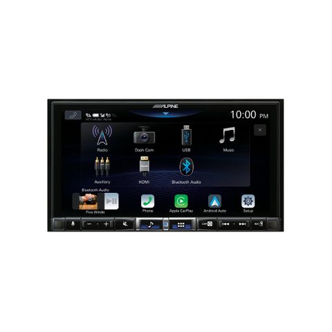 ALPINE HEAD UNIT 7" HALO WIRELESS CARPLAY & WIRED ANDROID AUTO