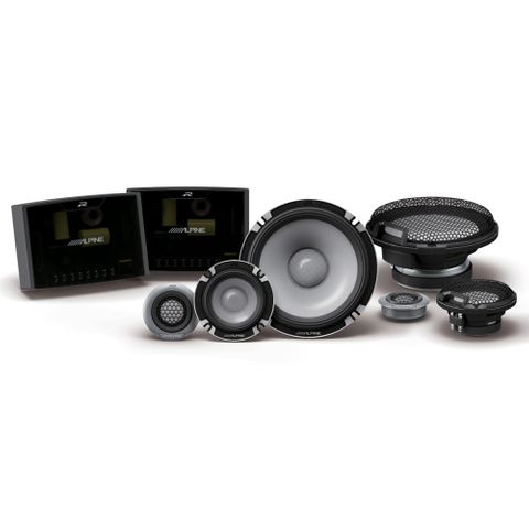 ALPINE TYPE R 6.5" PRO COMPONENT SPEAKER 3-WAY 100W RMS (R2 SERIES)