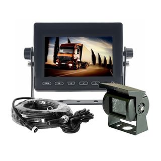 MONGOOSE 5" REAR VIEW SYSTEM WITH LEAD & CAMERA AHD - 3 CAMERA INPUT