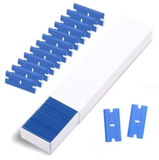 EDS AUTO PLASTIC DOUBLE EDGE RAZOR BLADE BOX OF 100