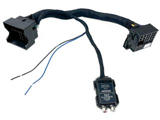 DIRECT-FIT BMW VW 2 CHANNEL LINE OUT CONVERTER 12V REM