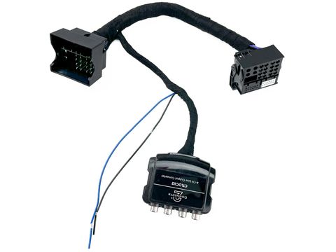 DIRECT-FIT BMW VW 4 CHANNEL LINE OUT CONVERTER 12V REM