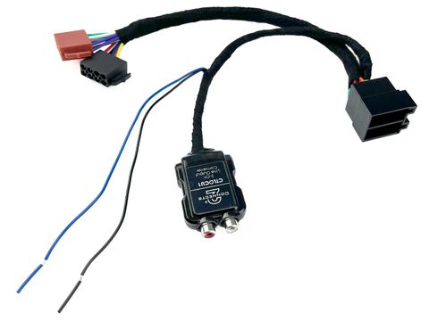 DIRECT-FIT UNIVERSAL 2 CHANNEL LINE OUT CONVERTER 12V REM