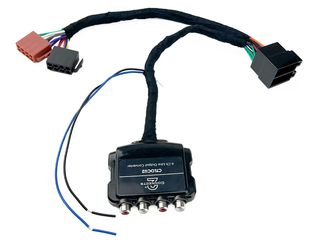 DIRECT-FIT UNIVERSAL 4 CHANNEL LINE OUT CONVERTER 12V REM